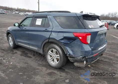 2021 Ford Explorer Xlt z USA, uszkodzony, nr VIN 1FMSK8DHXMGA76822